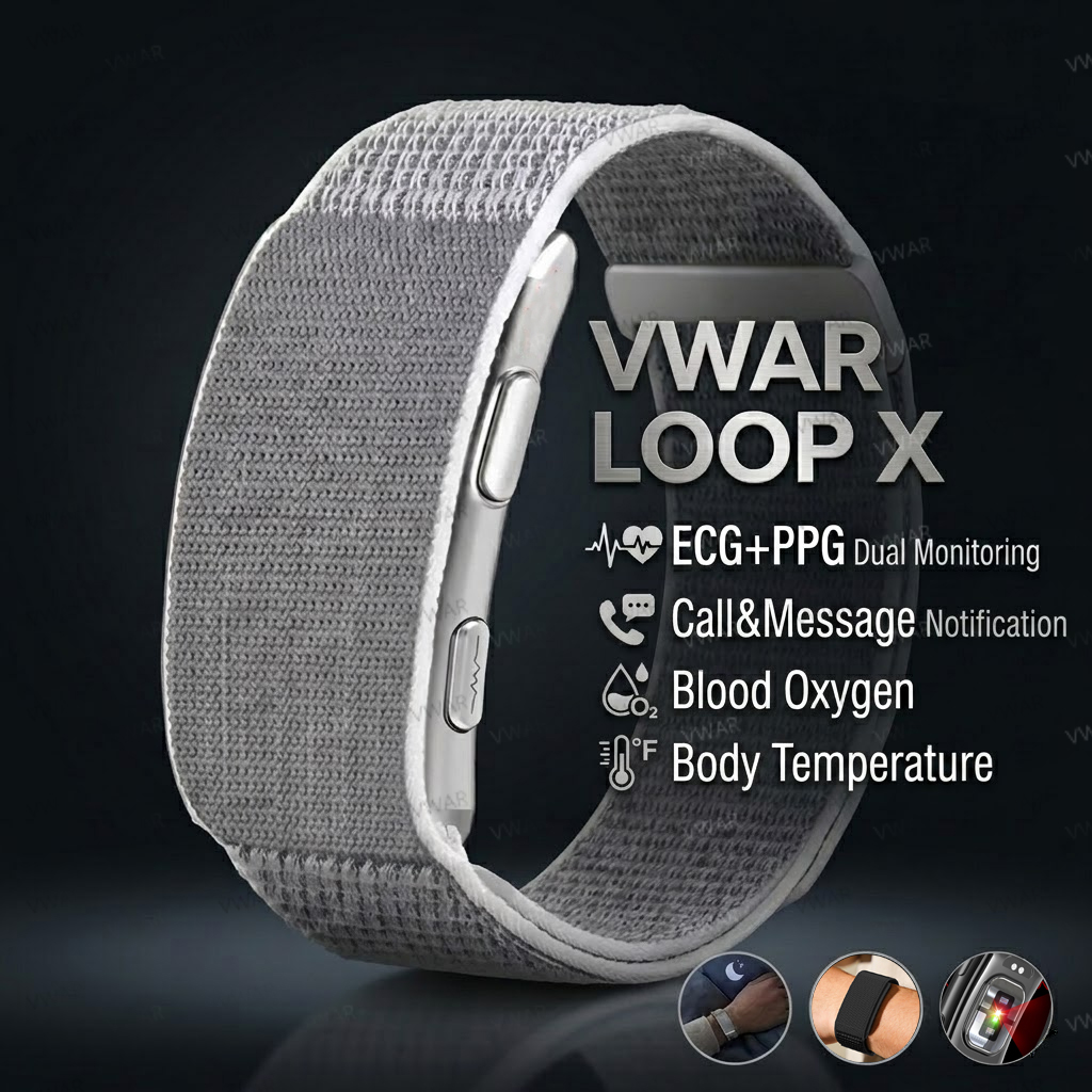 Xbody Health & Wellness - VWAR Loop X ECG Smart Bracelet