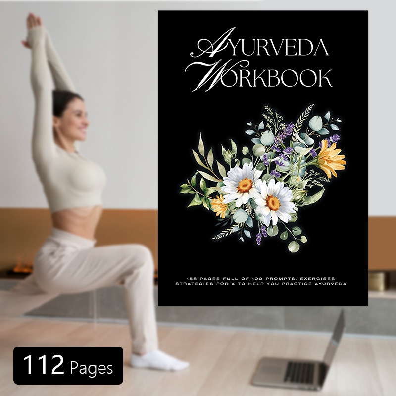 Health Wellness Planner - New YURVEDA ORKBOOS Ayurveda Wellness Journal