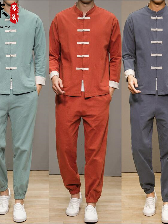 Health & Wellness Website - Chinese Style Cotton Linen Tang Suit