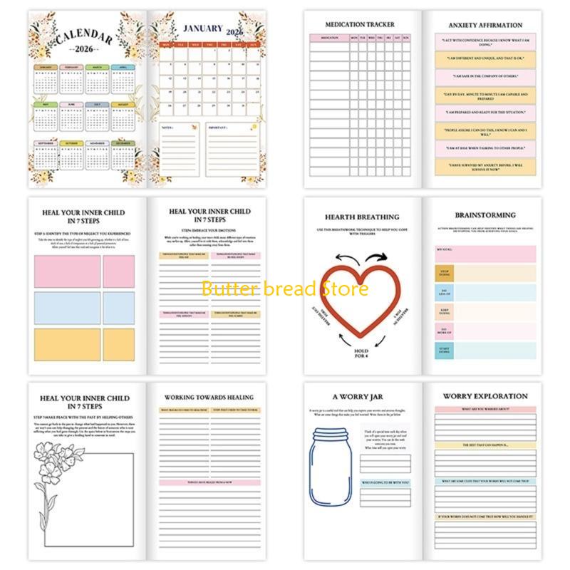W89C Therapeutic Activity Writ - Health Wellness Planner ulasan dan harga