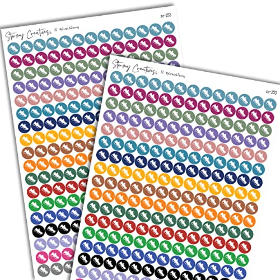 Small Shoe Icons Decorative Pl - Health Wellness Planner ulasan dan harga