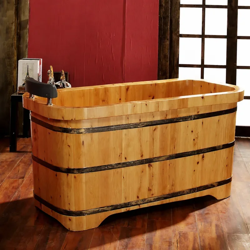 Sichuan Cedar Wood Bathtub for - Health Wellness And Spa ulasan dan harga